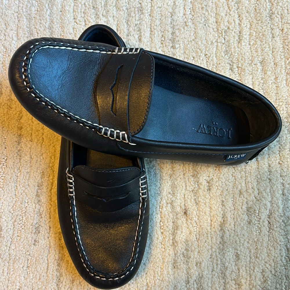 J.Crew leather driver loafers Sz7